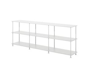 Montana Free Étagere B 203,4 x H 75,8 cm Nouveau blanc - 5714322001151