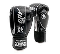 MONTANA - Gants de Boxe Hawk - Boxing & Sports de Combat - Polycomposite - 14 oz (396,9 g) - Noir