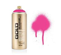 Montana Gold Acrylic Spray Paint - 400ml Can - F4000 Fluorescent Gleaming Pink