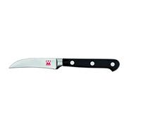Montana Maitre M591007 Couteau de cuisine avec lame courbée en acier inoxydable à l'azote 7 cm et manche ergonomique, couteaux de cuisine professionnels fabriqués en Italie