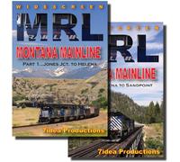 Montana Rail Link, Montana Mainline, 2 DVD Set: Jones Junction to Helena, Hel...