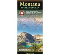 Carte des loisirs du Montana | Benchmark Maps