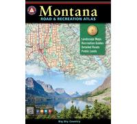 Montana Road and Recreation Atlas | Benchmark Maps