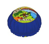 Montana State Flag Bonnet de douche pour homme et femme Réutilisable Imperméable Long Épais Soin des cheveux courts Enfants Bain
