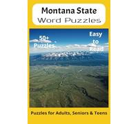 Montana State Word Search Puzzle Book: Word Searches with Easy to Read Print about the state of Montana, History, Cities, Geography, and More | 6x9 ... Gift for Vacations, Holidays and Free Times