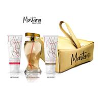 Montana - Suggestion Eau D'or - EDP 100ml + Lait Parfumée 100ml + Gel Douche 100ml