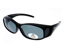 Montana - SUR-LUNETTES MONTANA MFO1C, noir mat,verre gris polarisé