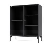 Montana Vitrine Ripple II 69.6x82.2x30 cm Anthracite - pieds Black