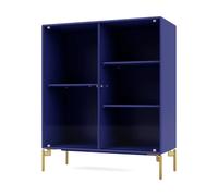 Montana Vitrine Ripple II 69.6x82.2x30 cm Monarch-pieds Brass