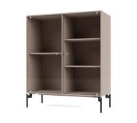 Montana Vitrine Ripple II 69.6x82.2x30 cm Mushroom-pieds Black