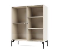 Montana Vitrine Ripple II 69.6x82.2x30 cm Oat-pieds Black