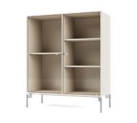 Montana Vitrine Ripple II 69.6x82.2x30 cm Oat-pieds Chrome