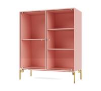 Montana Vitrine Ripple II 69.6x82.2x30 cm Ruby-pieds Brass