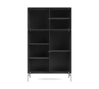 Montana Vitrine Ripple III 69.6x117.6x38 cm Anthracite-pieds Chrome
