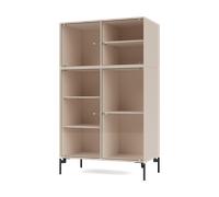 Montana Vitrine Ripple III 69.6x117.6x38 cm Clay-pieds Black