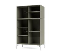 Montana Vitrine Ripple III 69.6x117.6x38 cm Fennel-pieds Chrome