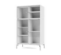 Montana Vitrine Ripple III 69.6x117.6x38 cm NewWhite-pieds Chrome