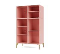 Montana Vitrine Ripple III 69.6x117.6x38 cm Ruby-pieds Brass