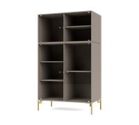 Montana Vitrine Ripple III 69.6x117.6x38 cm Truffle-pieds Brass