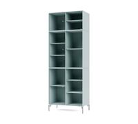 Montana Vitrine Ripple IV 69.6x187.2x38 cm Flint-pieds Chrome
