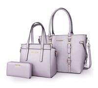 Montana West Echtes Leder Sac à main pour femme, Violet (E-Purple)