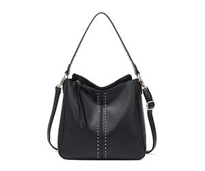 Montana West Hobo Sac à main en cuir pour femme, Mwc-128-noir