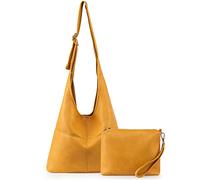 Montana West Hobo Sacs pour femme ultra doux et pliable avec porte-monnaie, Lot de 2 - Jaune