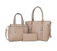 Montana West Lot de 3 sacs à main et sacs à main pour femme, kaki, Large