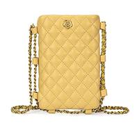 Montana West Petits sacs à bandoulière matelassés pour femmes sac à main tendance pour téléphone portable, Balai Jaune, Small