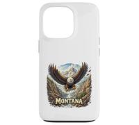 Montana Wild Peaks Eagle Big Sky Coque pour iPhone 13 Pro