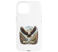 Montana Wild Peaks Eagle Big Sky Coque pour iPhone 15