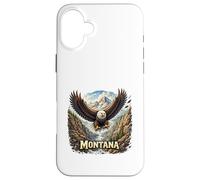Montana Wild Peaks Eagle Big Sky Coque pour iPhone 16 Plus