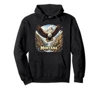 Montana Wild Peaks Eagle Big Sky Sweat à Capuche