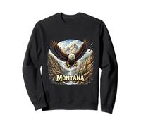 Montana Wild Peaks Eagle Big Sky Sweatshirt