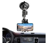 Montant du support de téléphone de photographie - supportsde tableau de bord de voiture, base d'aspiration solide | Anti-Shake Video Recording Support Filming, Grip ajusté à 360 degrés pour la conduit