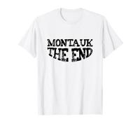 Montauk Hamptons pêche bateau vacances d'été paradis T-Shirt
