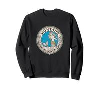 Montauk Mermaid Da End New Yawk pêche Vacances Surf Sweatshirt