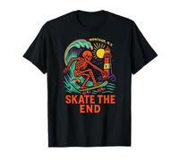 Montauk Skate The End Retro Mens Skateboard T-Shirt