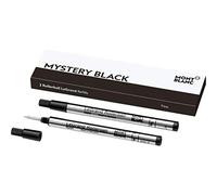 Montblanc 105166 Recharge pour Stylo Rollerball Montblanc - 2x Mystery Black - Noir - Meisterstück LeGrand - F - Taille Fine