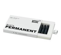 Montblanc Cartouches d'encre pour stylo plume 107757 – Noir permanent – 8 cartouches