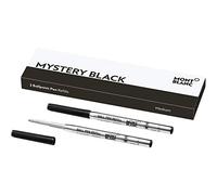 Montblanc 116190 Recharge pour Stylo Bille Montblanc - 2x Mystery Black - Noir - M - Taille Medium