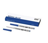 Montblanc 124493 Recharge pour Stylo Bille Montblanc - 2x Royal Blue - Bleu - M - Taille Medium