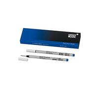 Montblanc 124499 Recharge pour Feutre fin - Rollerball Montblanc - 2x Royal Blue - Bleu - M - Taille Medium
