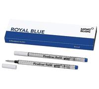 Montblanc 124500 Recharge pour Feutre fin - Rollerball Montblanc - 2x Royal Blue - Bleu - B - Taille Large