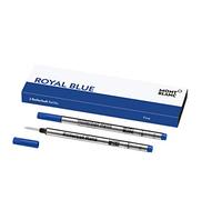 Montblanc 124501 Recharge pour Stylo Rollerball Montblanc - 2x Royal Blue - Bleu - F - Taille Fine