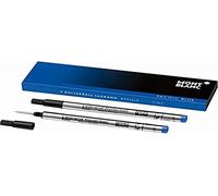 Montblanc 124502 Recharge pour Stylo Rollerball Montblanc - 2x Royal Blue - Bleu - Meisterstück LeGrand - F - Taille Fine