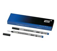 Montblanc 124504 Recharge pour Stylo Rollerball Montblanc - 2x Royal Blue - Bleu - M - Taille Medium
