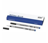 Montblanc 124504 Recharge pour Stylo Rollerball Montblanc - 2x Royal Blue - Bleu - M - Taille Medium