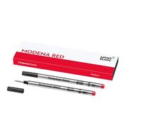 Montblanc 124517 Recharge pour Stylo Rollerball Montblanc - 2x Modena Red - Rouge - M - Taille Medium