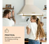 Montblanc 60 Hotte aspirante 610 m³/h 165 W 2 x 1,5 W LED rampe A